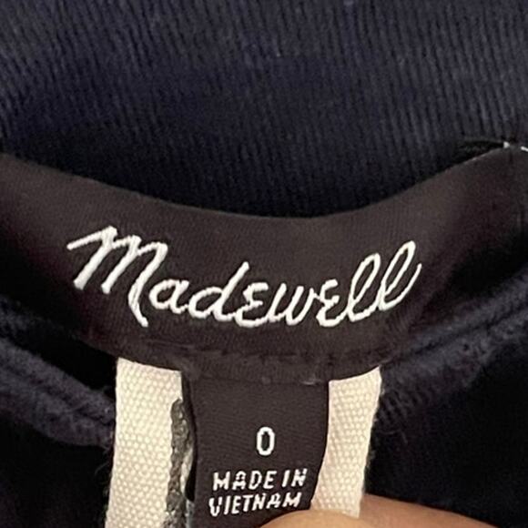 Madewell Drapey Linen Blend Harlow High Rise Wide Leg Trouser NWOT size 0 - Picture 8 of 11